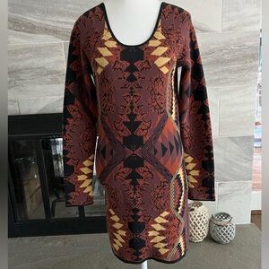 Free People long-sleeve sweater knit dress, Size Medium
